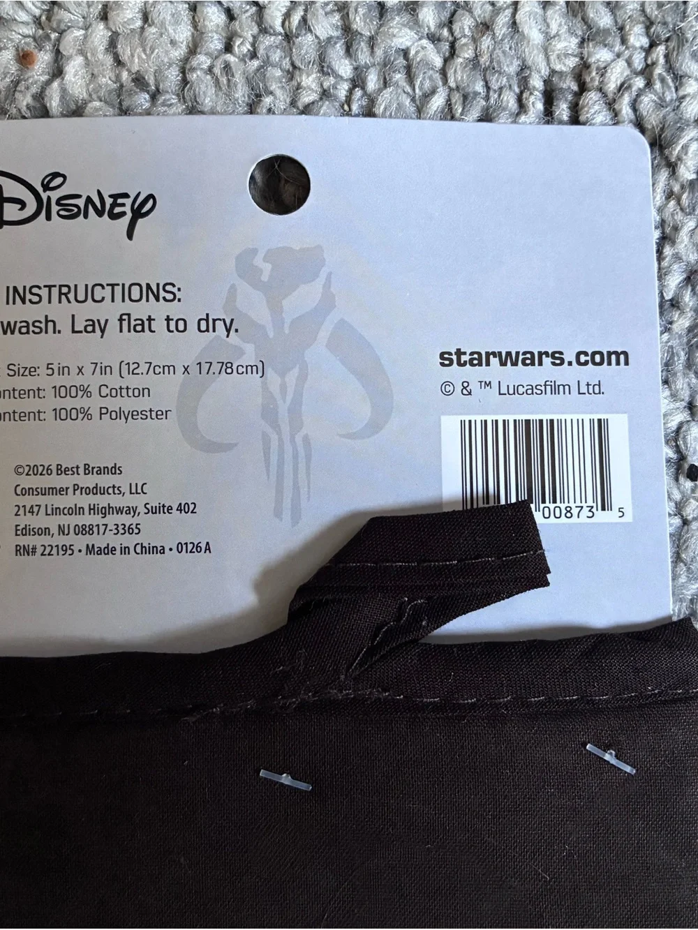 Disney Star Wars The Mandalorian Grogu Mini Mitts set of 2